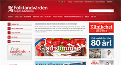 Desktop Screenshot of folktandvardengavleborg.se